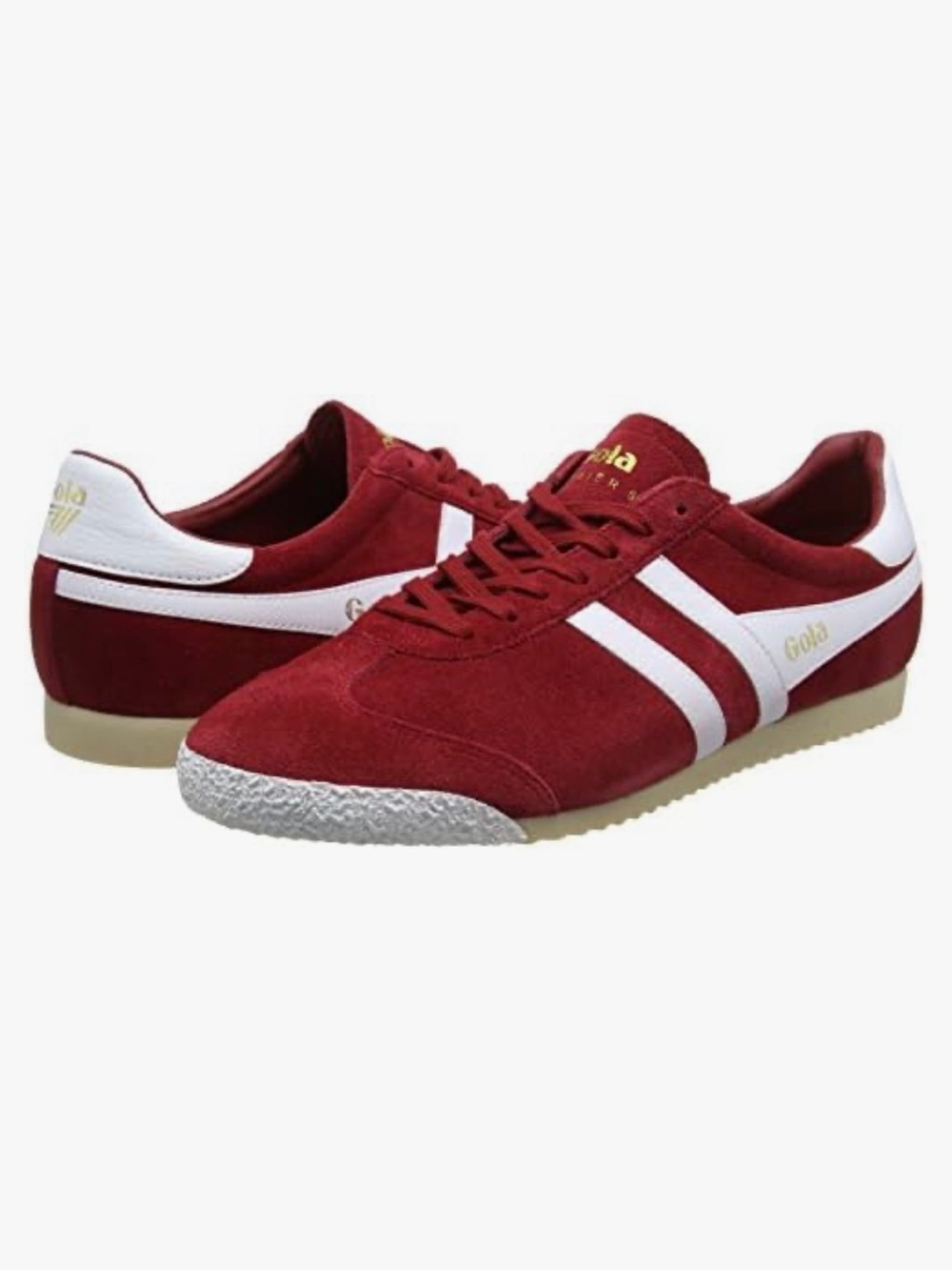 Gola 50th Anniversary Red Suede Harriers - Rare - Sz 39